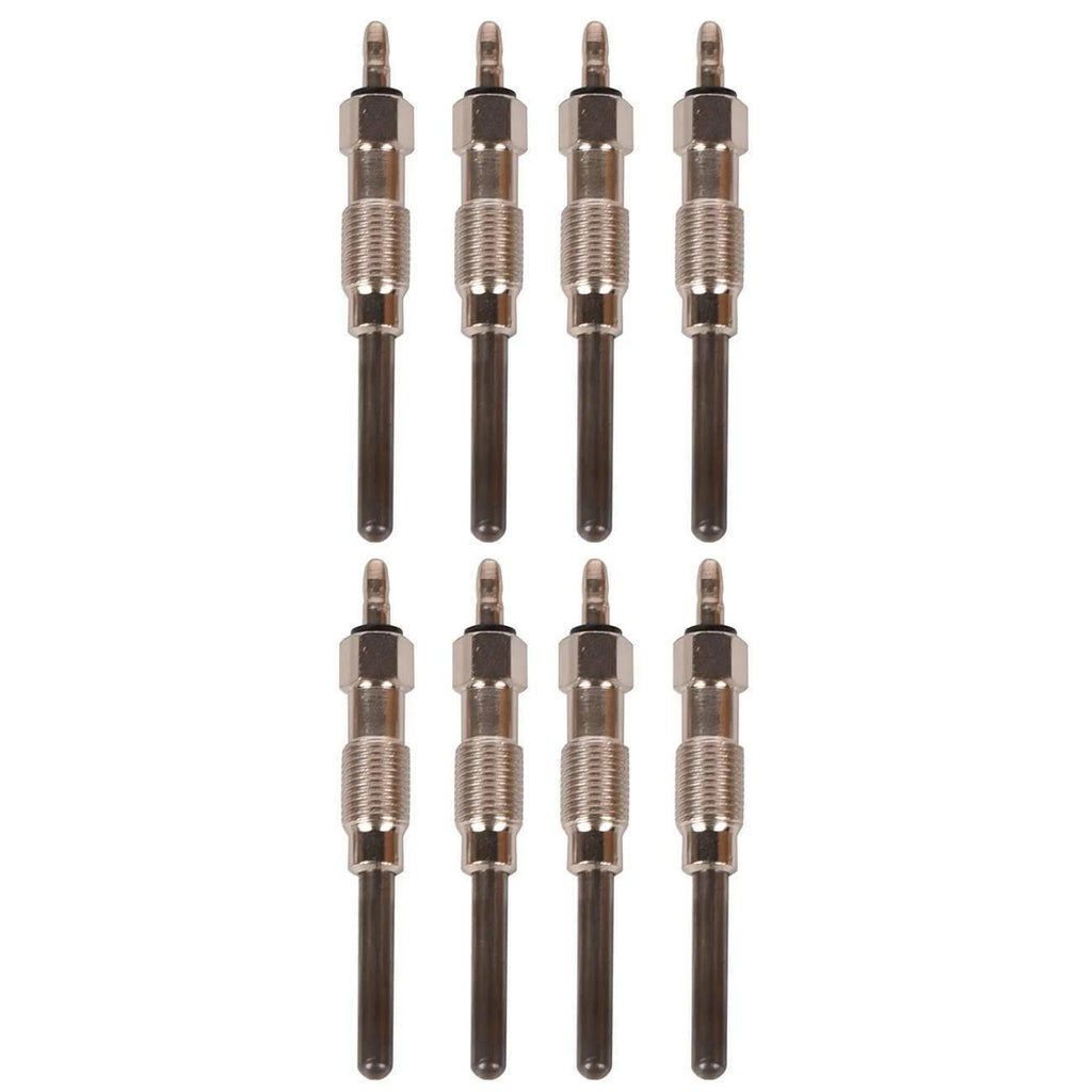 Set of 8 Glow Plugs for Hummer Military HMMWV (1992–2001)