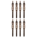 Set of 8 Glow Plugs for Hummer Military HMMWV (1992–2001)
