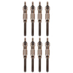 Set of 8 Glow Plugs for Hummer Military HMMWV (1992–2001)
