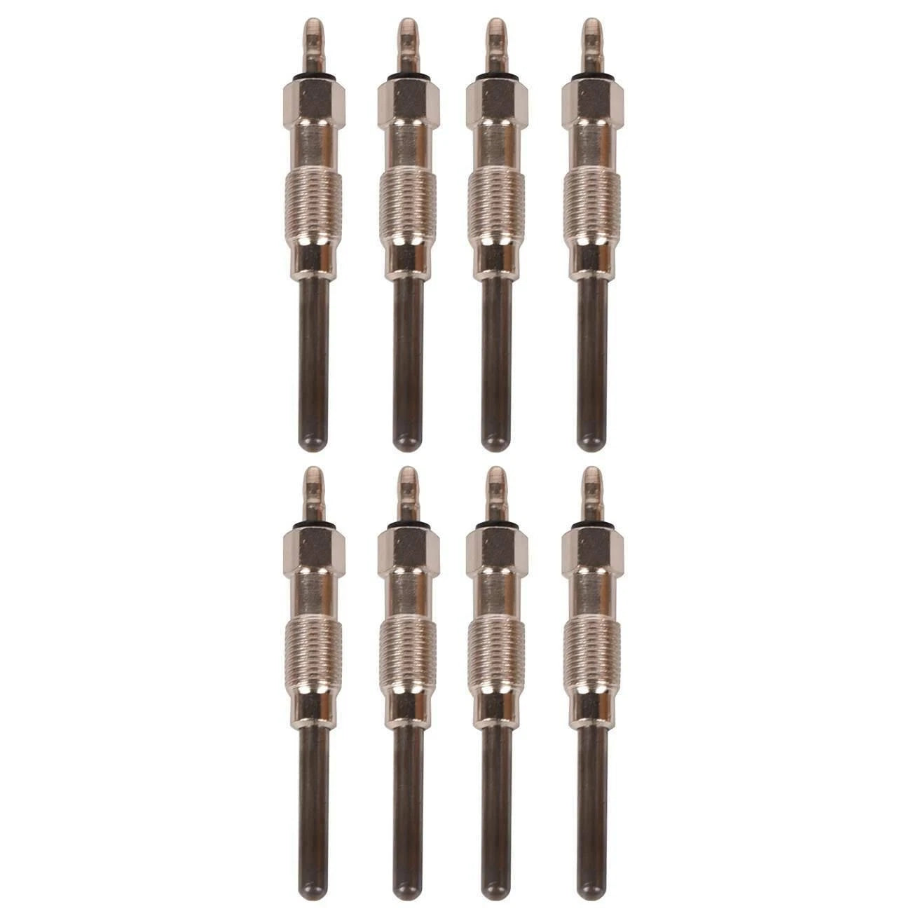 Set of 8 Glow Plugs for Hummer Military HMMWV (1992–2001)