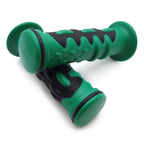 1 Pair Green Hand Grips 22mm 25mm for Honda Yamaha Suzuki Kawasaki Ducati BMW
