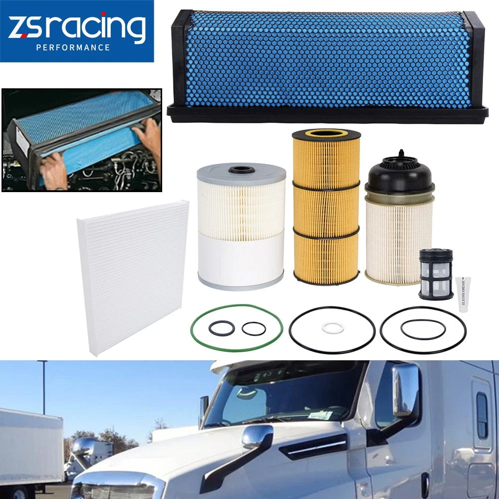 Air Oil Fuel Filters Kit for Detroit DD13 DD15 DD16