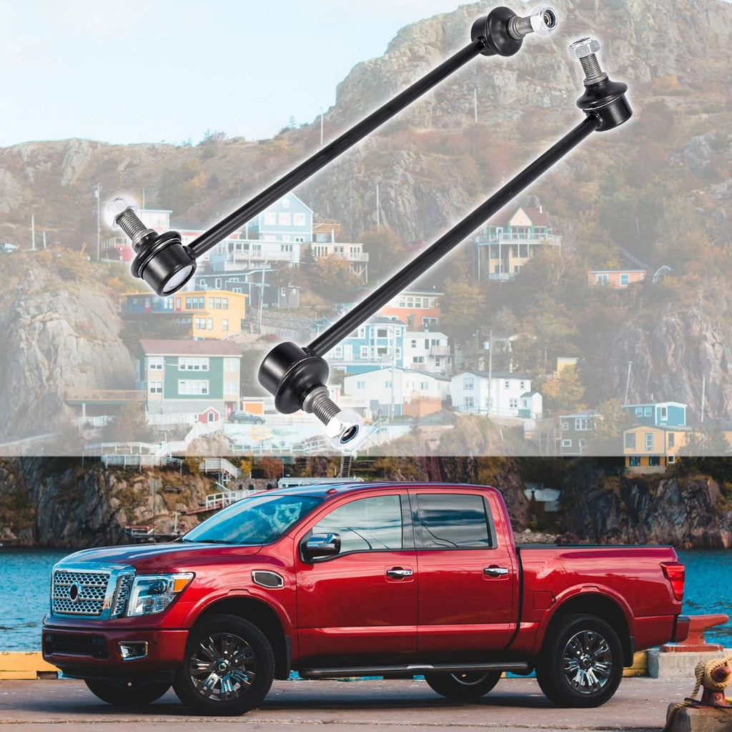 2X Front Suspension Sway Bar End Link K80255 54668CA000 for Nissan Quest (2004–2009)