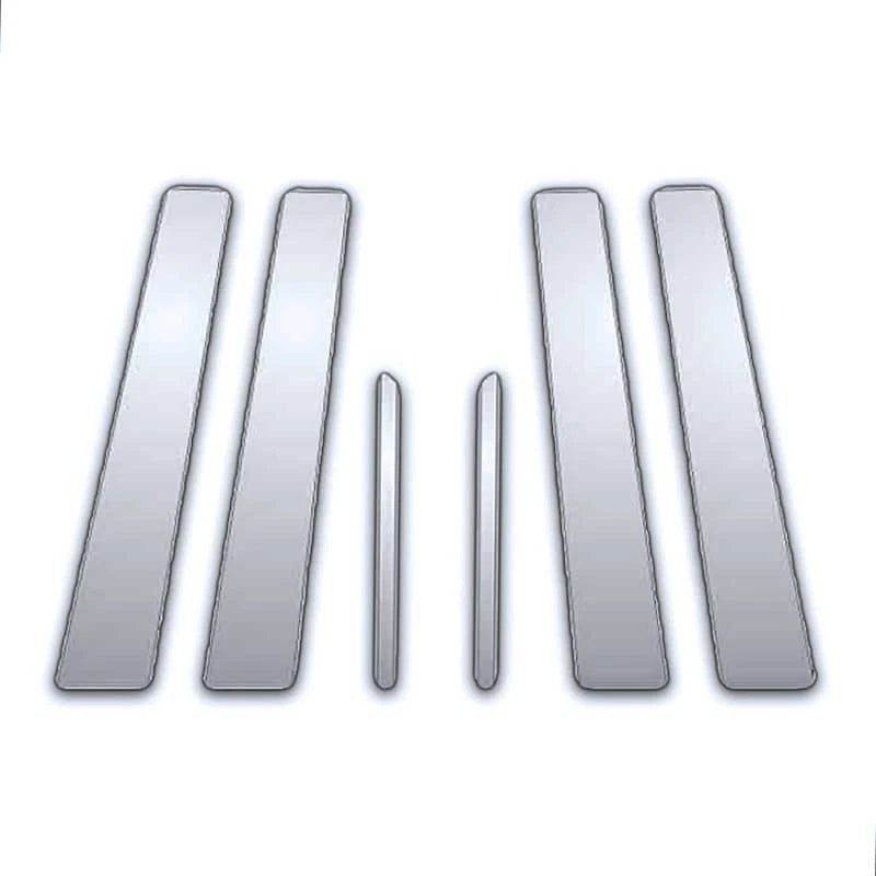 6Pc Chrome Pillar Post Covers Replacement for Toyota Corolla (1998–2002)