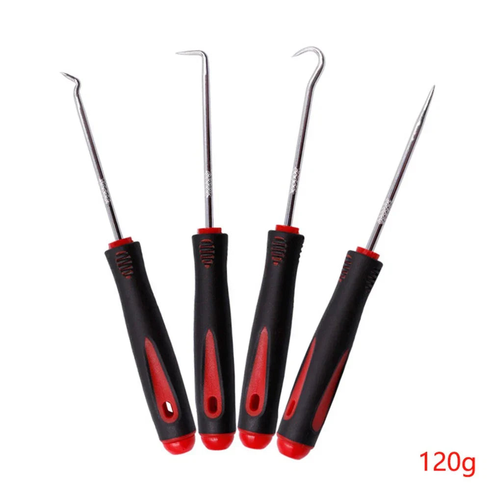 4 x 160mm Car Pick&Hook Tools O-Ring Oil-Seal Gasket Puller Remover Hand Tools