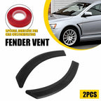 2X Black Front Fender Side Vent Covers for Mitsubishi Lancer EVO (2002–2016) EPY