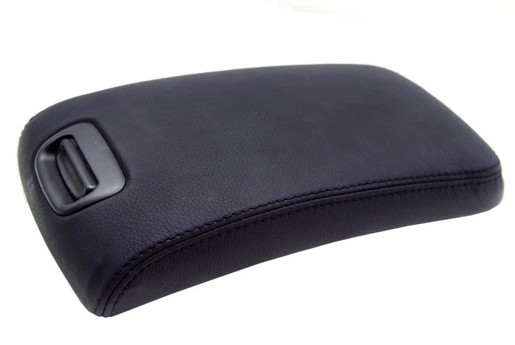 Center Console Armrest Cover for Nissan Maxima (2000–2003) Black Leather