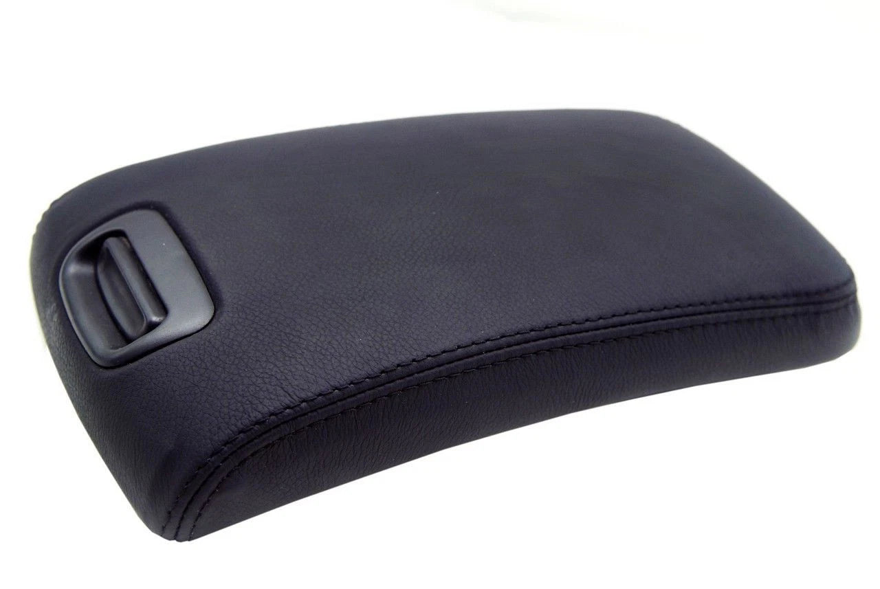 Center Console Armrest Cover for Nissan Maxima (2000–2003) Black Leather