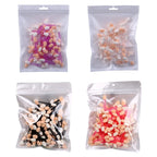 50 Pack Disposable Eyeshadow Brushes for Professional Use