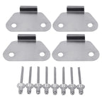 Set of 4 Hard Saddlebags Lids Wear Strike Plates for Harley Touring (1993–2013)