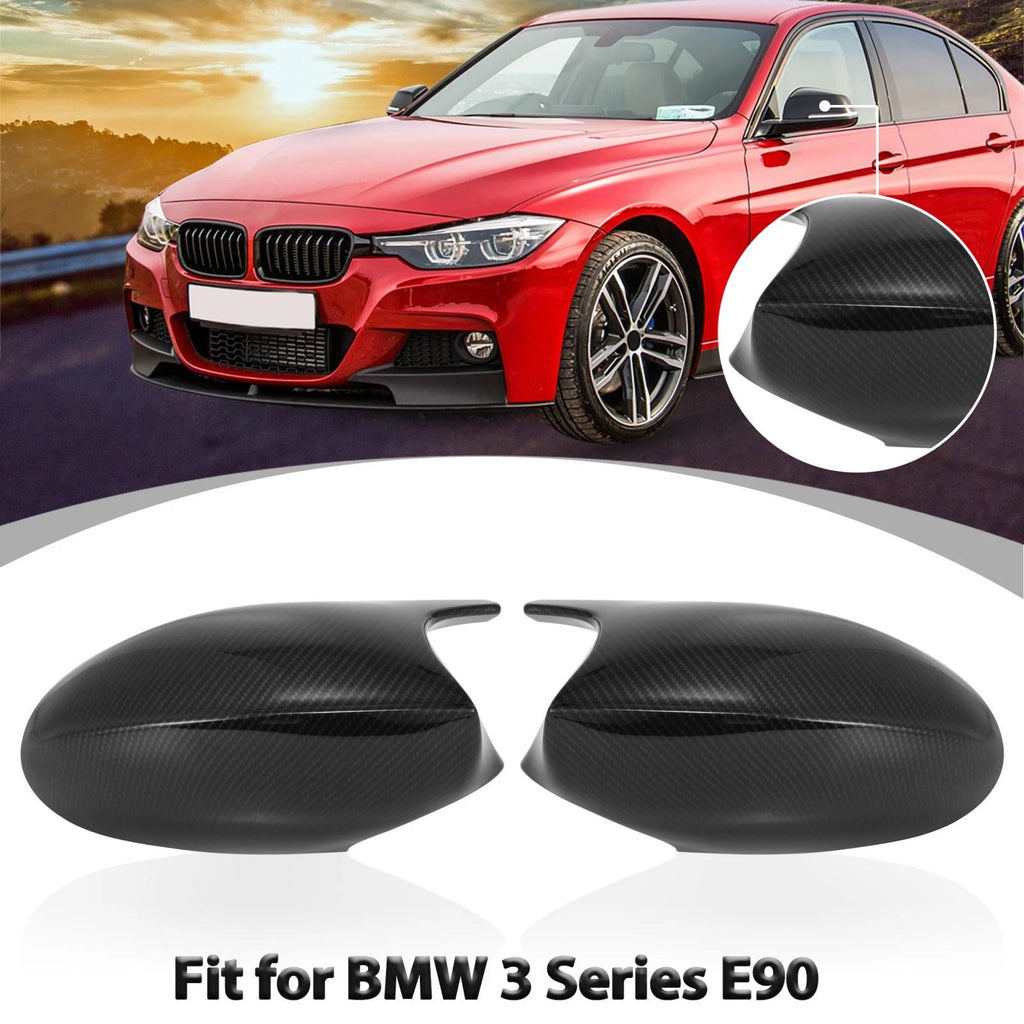 M3 Style Side Wing Door Mirror Cover Cap for BMW E90 E93 (2006–2012)