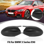M3 Style Side Wing Door Mirror Cover Cap for BMW E90 E93 (2006–2012)