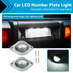 2X LED Number Plate Lights for Trailer Truck Caravan Van (12V)