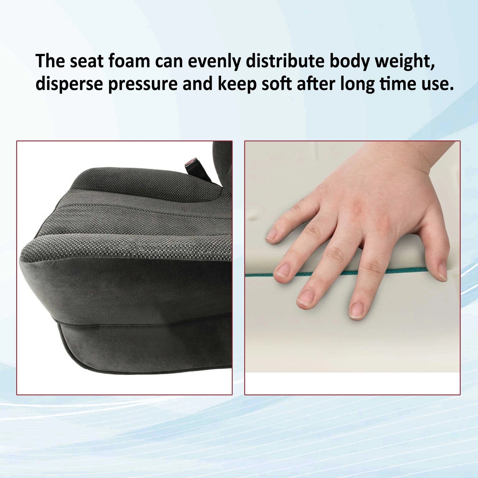 Driver Bottom Seat Cover with Foam Cushion for Dodge Ram 1500 2500 (2002–2005)