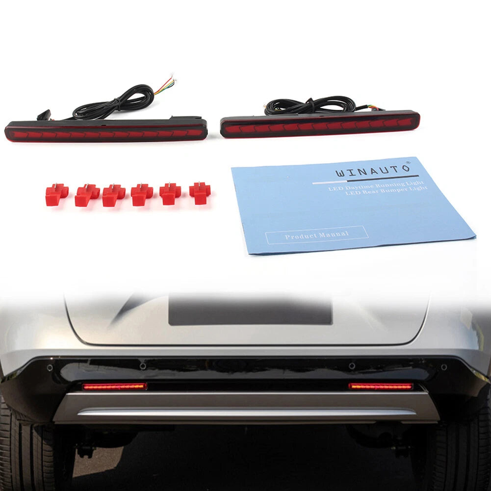 Rear Bumper Fog Lamp Brake Light Dynamic Turn Signal for Honda HR-V (2022–2023)