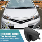 Tow Hook Cover for Toyota Yaris (2012–2018) No. 52127-52931 Black