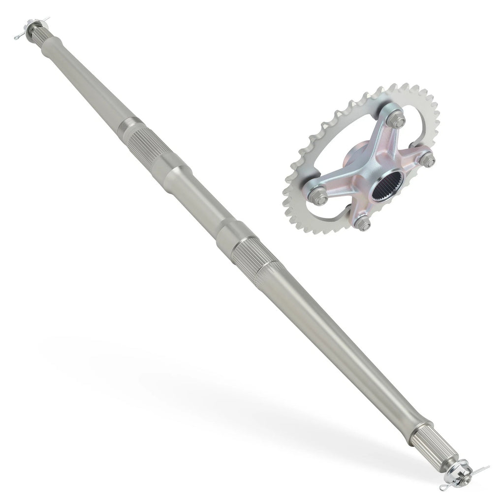 Rear Axle Shaft Kit w/ Collar Sprocket Hub for Yamaha YFZ450 (2004–2005)