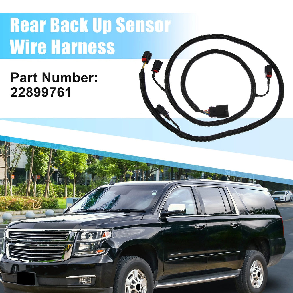 Rear Back Up Sensor Wire Harness for Chevy Suburban Tahoe (2007–2014)