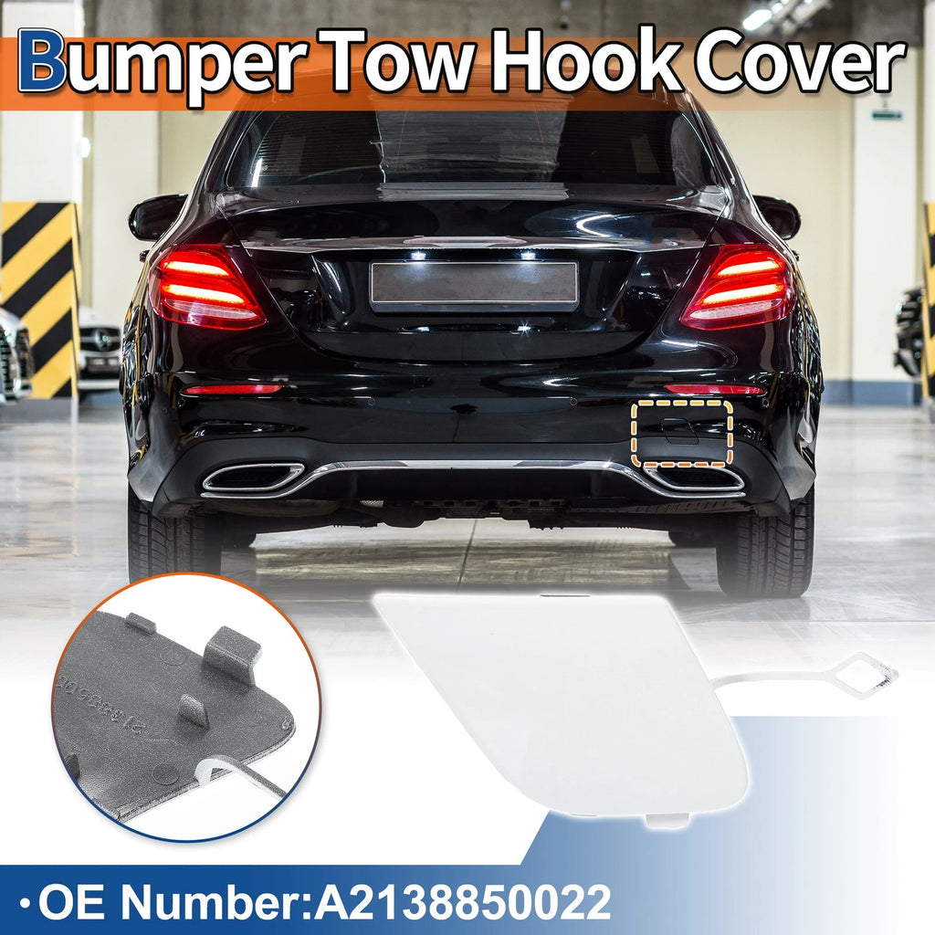 Tow Hook Cover for Mercedes-Benz E W213 (2017–2023) No.A2138850022 White