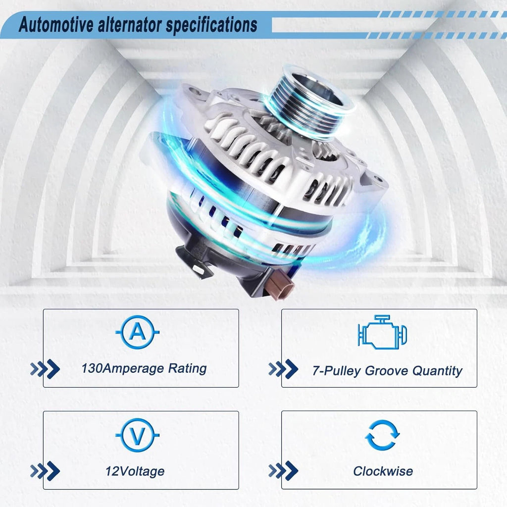 Alternator 11390 for Honda Accord (2008–2012) Acura TSX (2009–2014) L4 2.4L