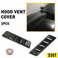 Set of 2 Hood Scoop Vent Cold Air Intake Louvers for