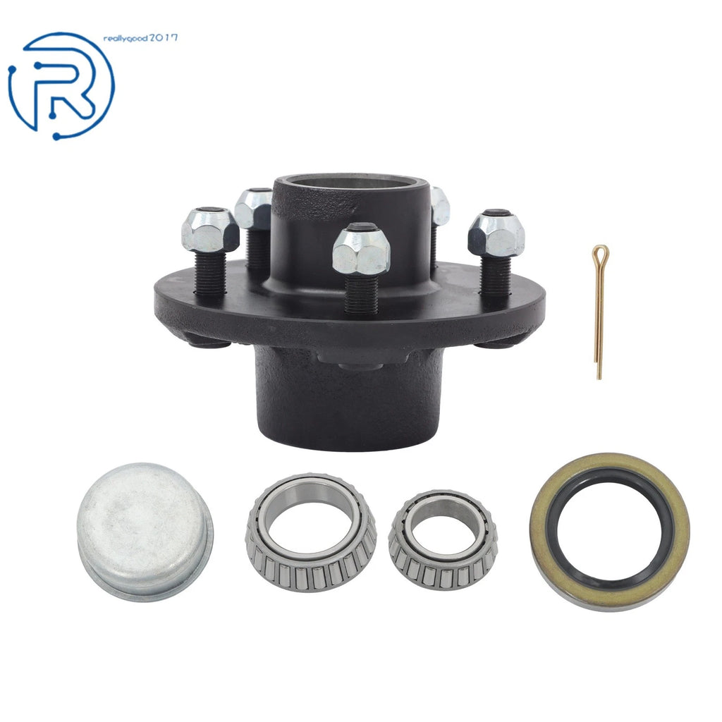5 Lug Trailer Idler Hub Kit 5 on 4.75 for 3500 lbs Axle (#84 Spindle)
