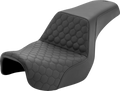 SADDLEMEN Step-Up Seat for Dyna (2006–2017) 806-04-177 Honeycomb