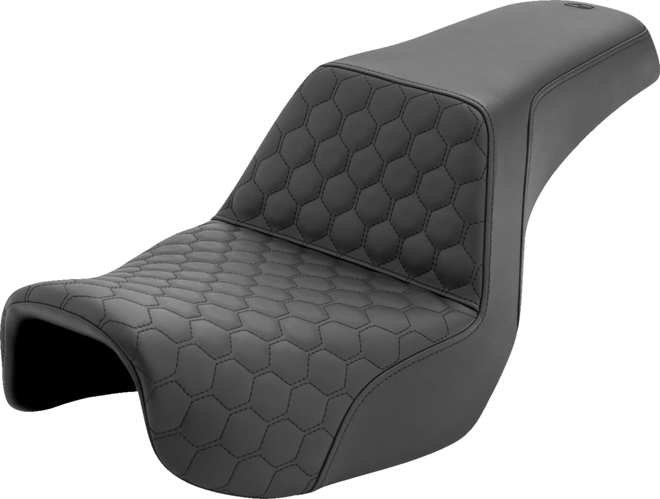 SADDLEMEN Step-Up Seat for Dyna (2006–2017) 806-04-177 Honeycomb