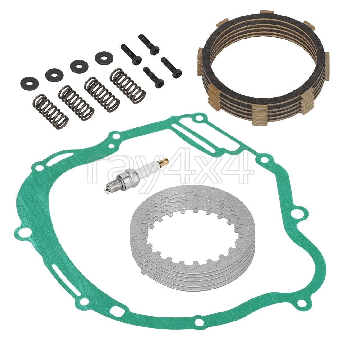 Clutch Plates Kit for Yamaha TTR125 TTR125E TTR125L TTR125LE (2000–2023)