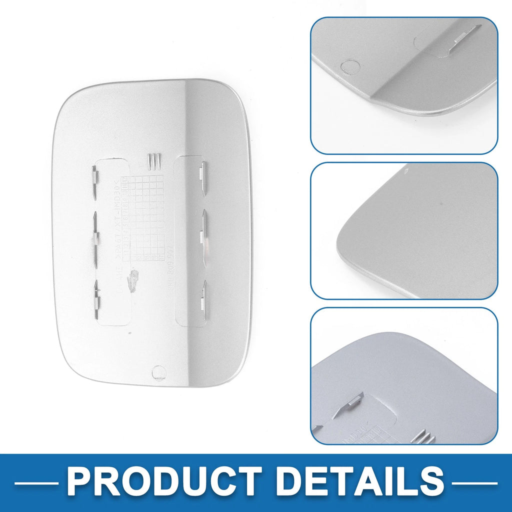 Fuel Tank Door Cap for Audi A4 (2009–2016) Fuel Filler Flap Cover Silver