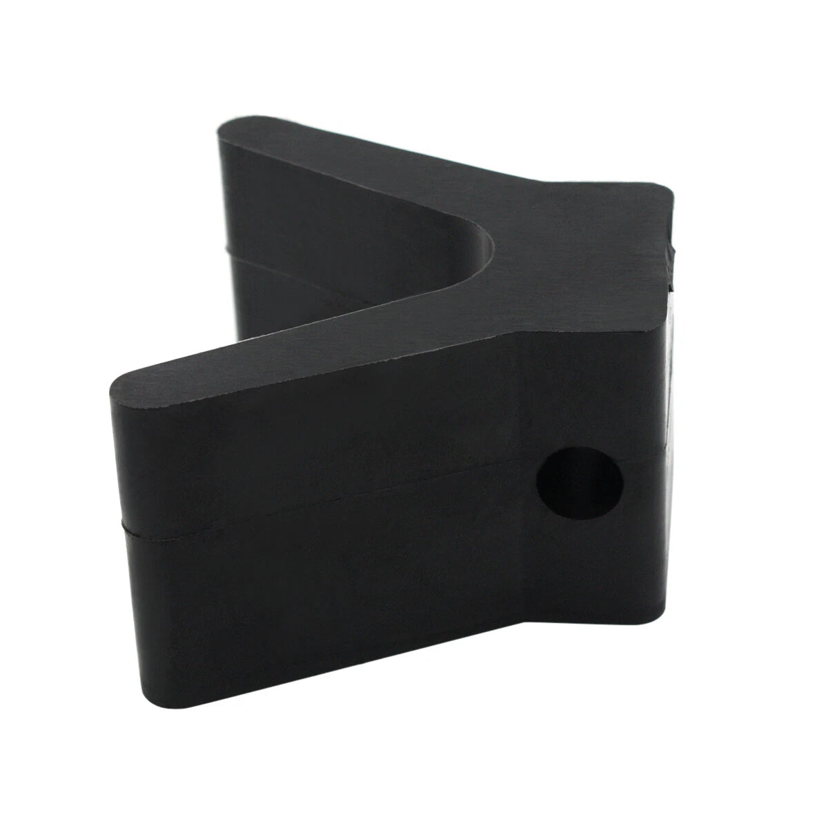 2 V-Style Bow Stops for Boat Trailer (Non Marking, 1/2" Mounting Hole)