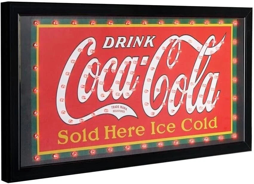 Flashing LED Sign for Coca Cola Sold Here 19" (Officially Licensed)