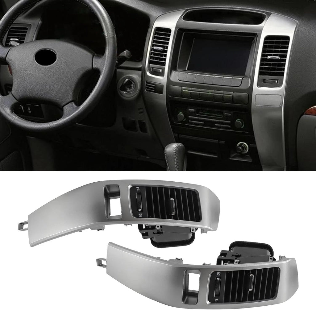 Air Vent AC Vent for Lexus GX470 Toyota Prado Land Cruiser (2003–2009) Silver