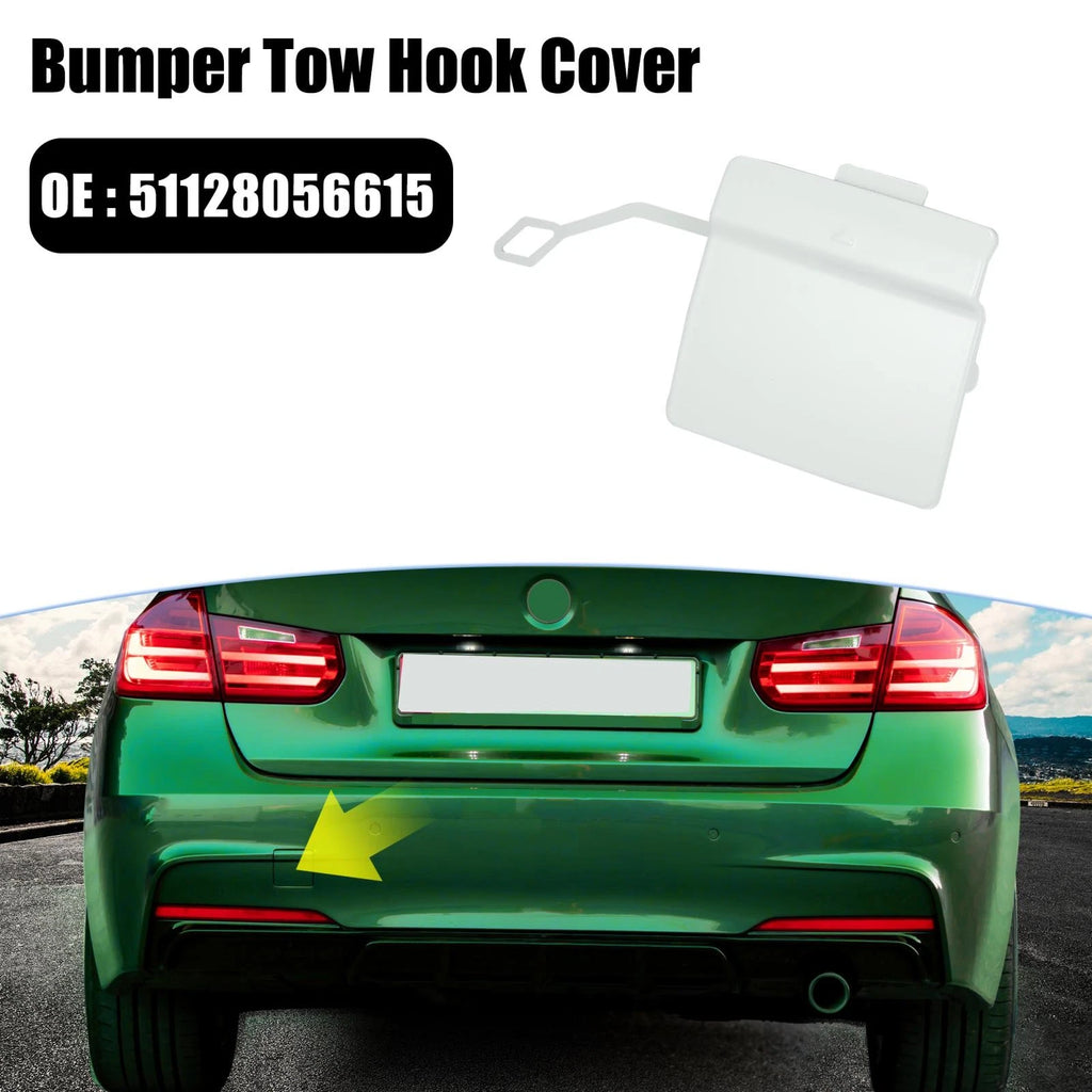 Rear Bumper Tow Hook Cover 51128056615 for BMW 3 Series (2013–2018)