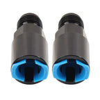 6AN Male to 3/8" Female EFI Fuel Rail Fitting for SAE Quick-Disconnect