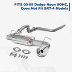 Muffler Catback Exhaust System for Dodge Neon SOHC 2.0L (1995–1999)