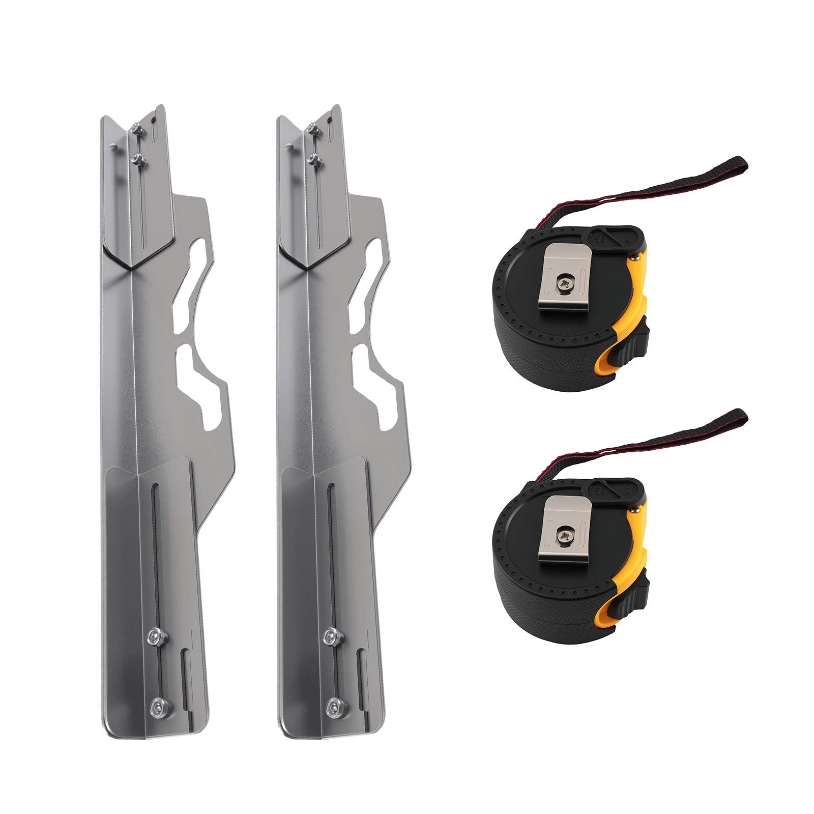 2PC Toe Alignment Tool Carbon Steel Wheel Calibration Plates for Universal (—)