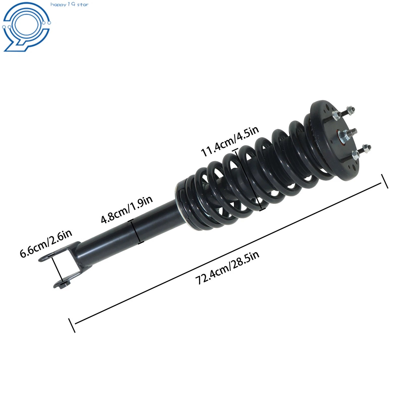 Front Shock Absorber Struts for Jaguar X351 XJR (2014-2017)
