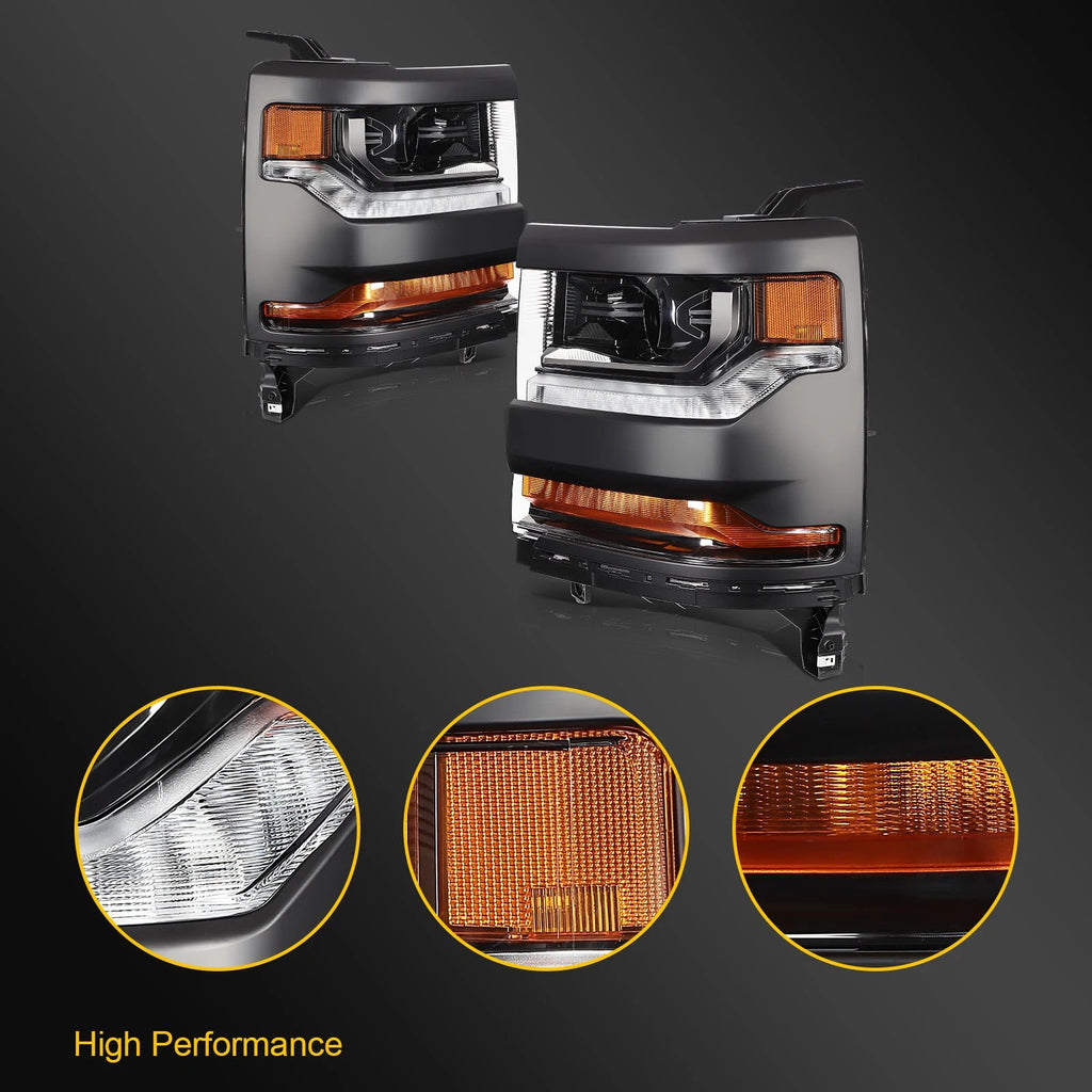 LED Headlights for Chevrolet Silverado 1500 (2016–2019)