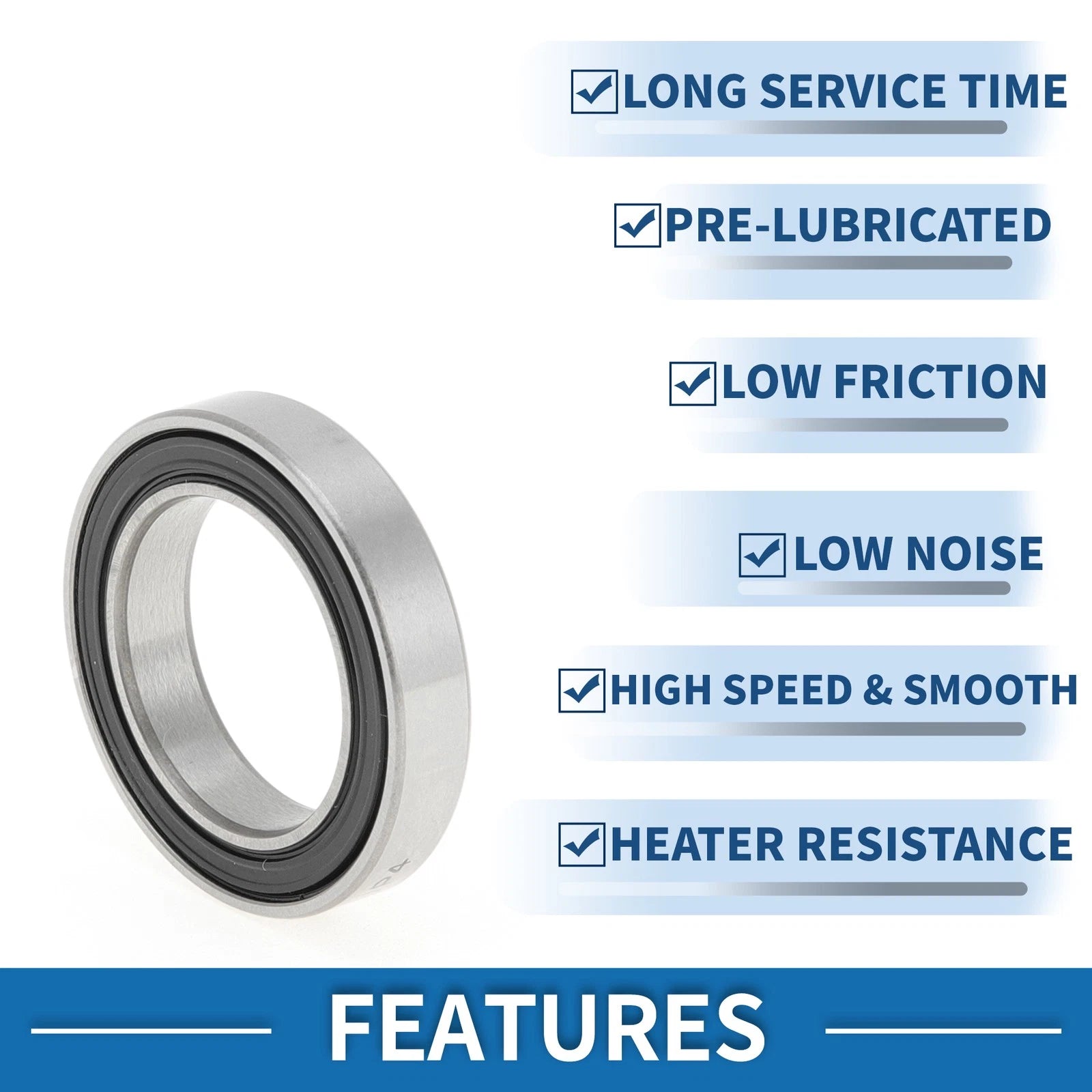 1 Pc 6803DD Deep Groove Ball Bearing P4 for Scooter Skateboard (17x26x5mm)