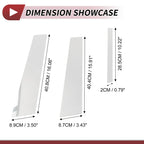 6 x Door Pillar Window Trim for Mercedes E-Class (2010-2015) Chrome Silver Tone