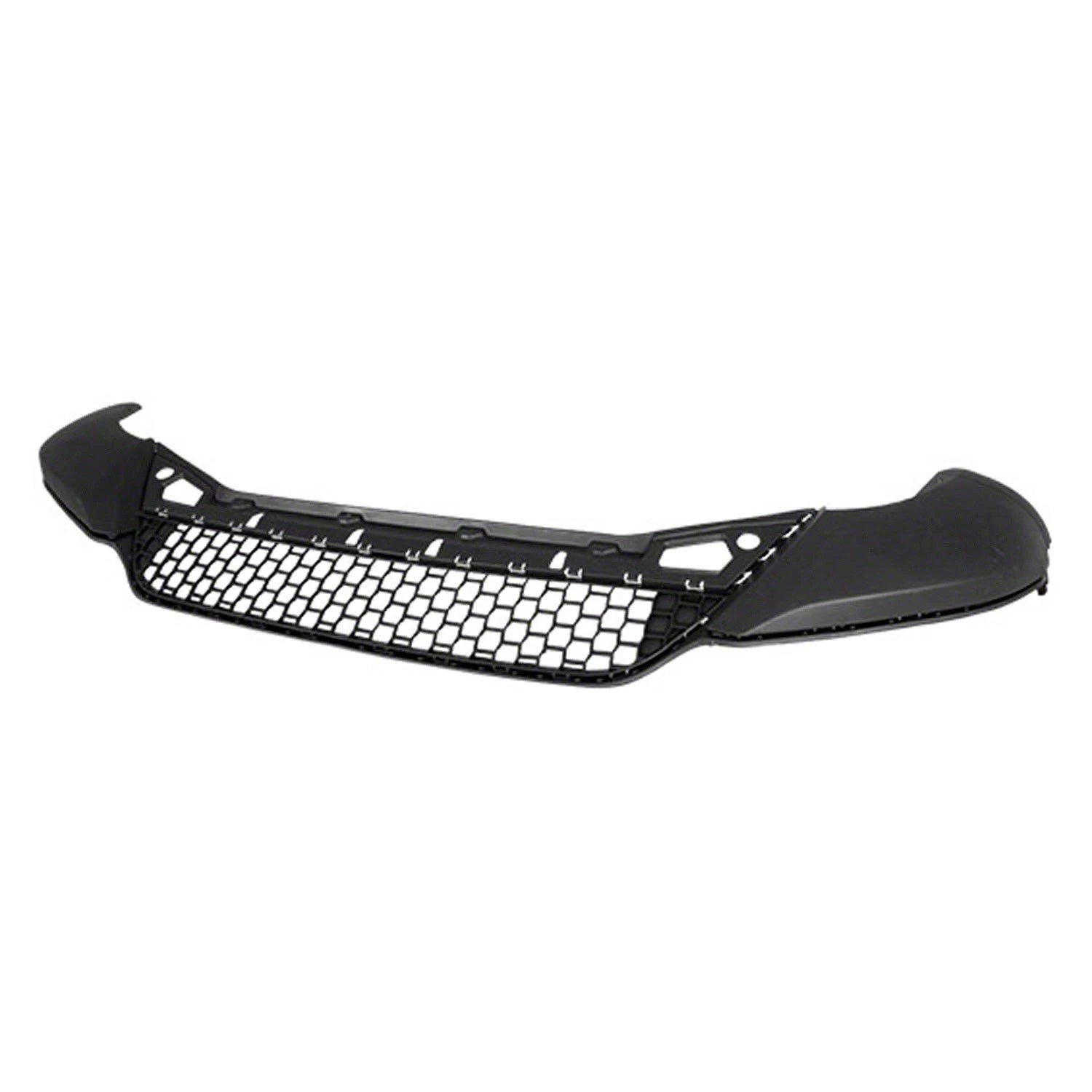 Replacement Gray Plastic Front Lower Spoiler w/o Molding Holes
