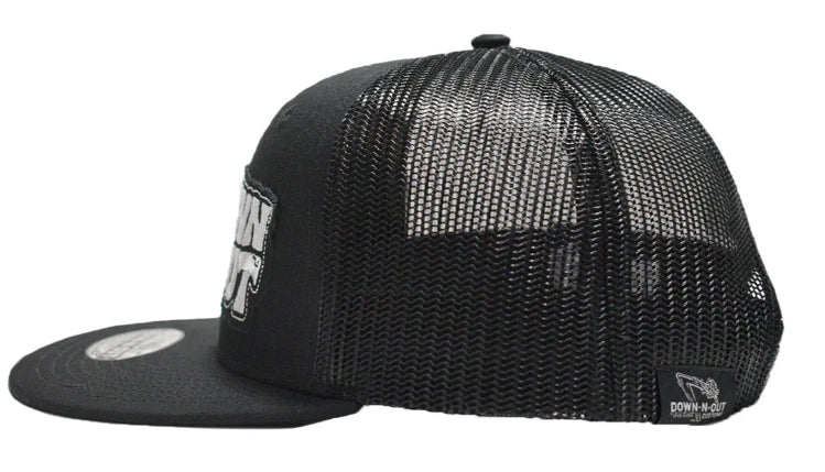 Down n Out Reaper Flat Bill Trucker Cap for Universal Fit (2010–2023)