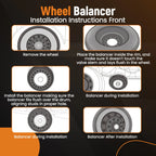 2x Auto Wheel Balancer for 22.5" Wheel - Steer Axle 800-822 800822