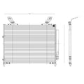 Replacement A/C Condenser Repair Part For 2003-2006 Acura MDX