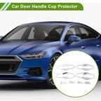 Set of 8 Chrome Door Handle Cup Protectors for Toyota RAV4 (2013–2018)