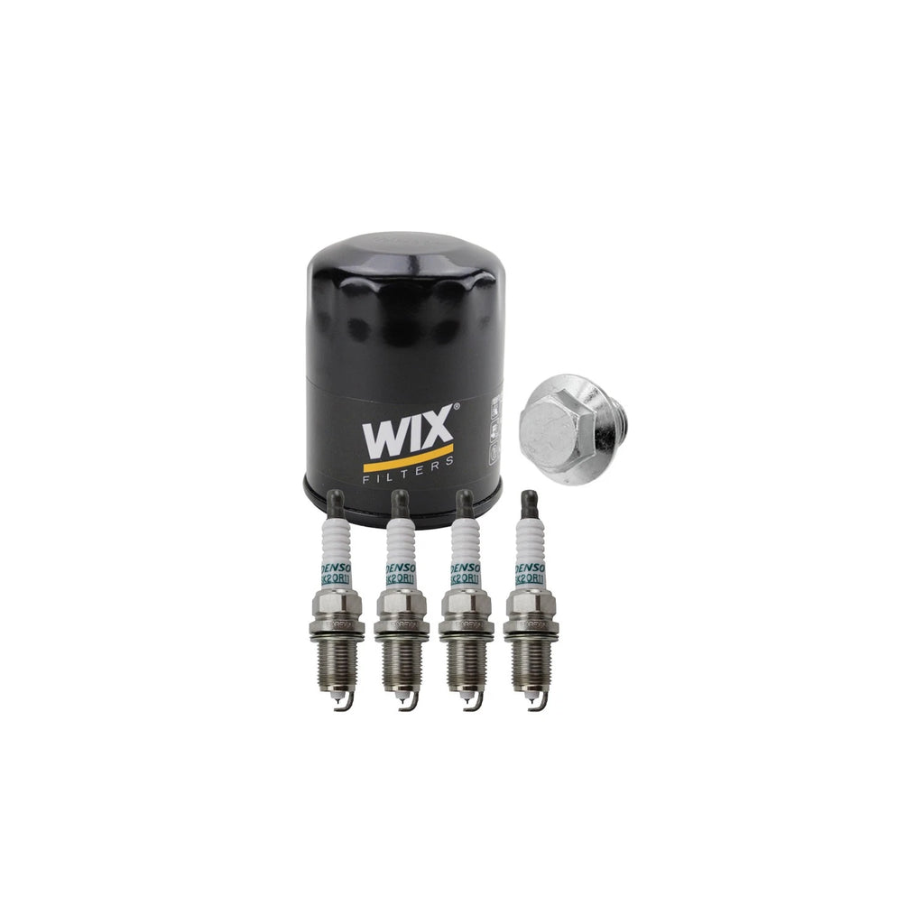 Wix Engine Oil Filter & Denso Spark Plugs Set for Camry Matrix RAV4 Solara (L4)