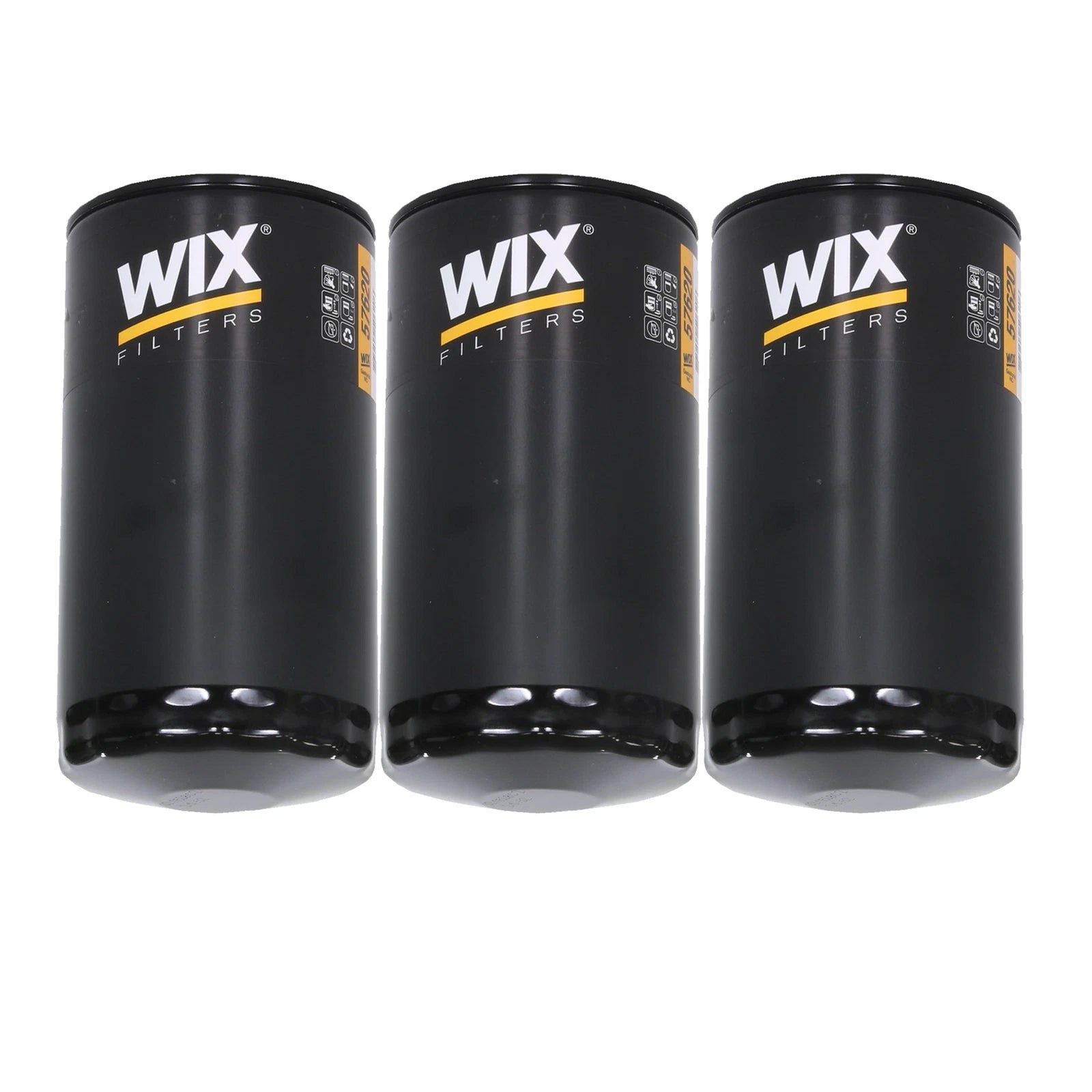 Set of 3 Engine Oil Filters for Dodge Ram Sterling Truck L6 TDI