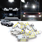 White LED Interior and Reverse Light Package Kit for Honda CR-V (2002–2006)