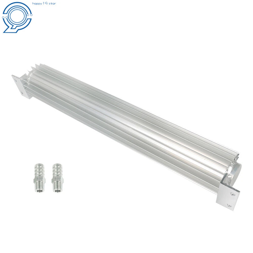18" Dual Pass Aluminum Finned Transmission Oil Cooler Universal
